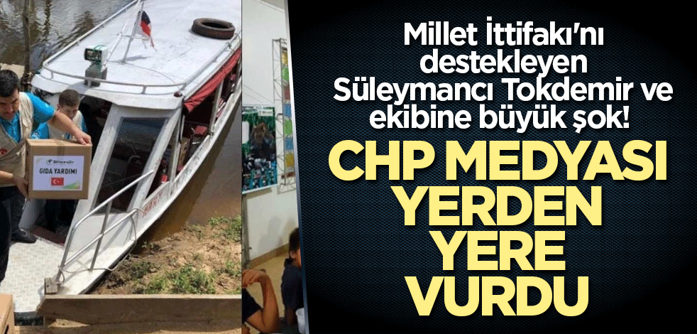 Millet İttifakı'nı destekleyen Tokdemir ve ekibine büyük şok! CHP medyası yerden yere vurdu