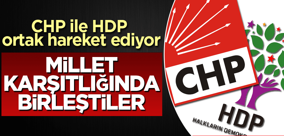 Millet karşıtlığında birleştiler