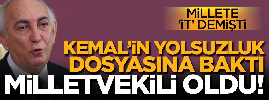 Millete 'it' diyen CHP'li, bakın nasıl milletvekili olmuş!