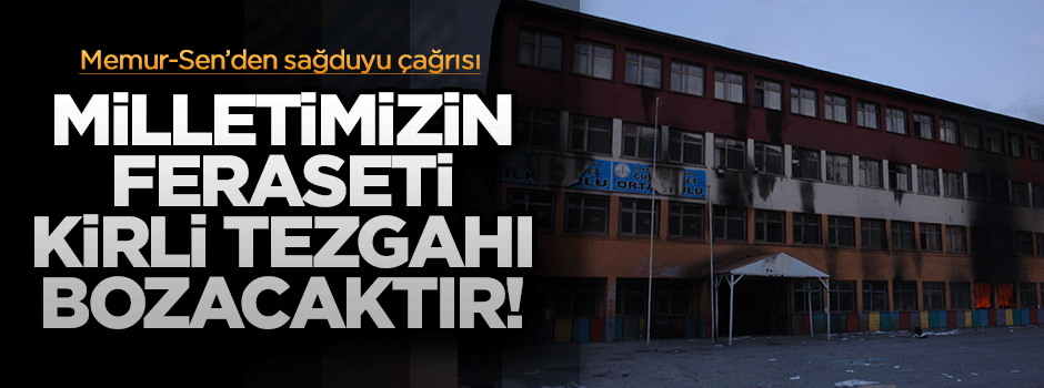 Milletimiz ferasetiyle kirli tezgahı yine bozacaktır