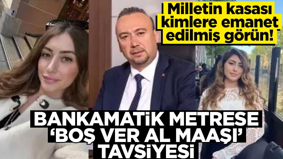 Milletin kasası kimlere emanet edilmiş görün! Bankamatik metrese ‘boş ver al maaşı’ tavsiyesi