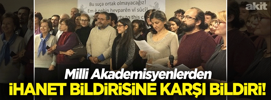 Milli akademisyenlerden imza kampanyası
