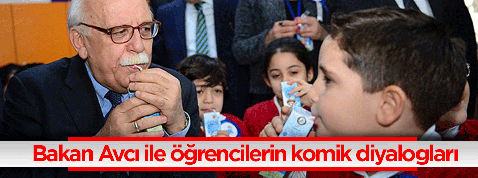 Milli Eğitim Bakanı ile öğrencilerin komik diyalogları