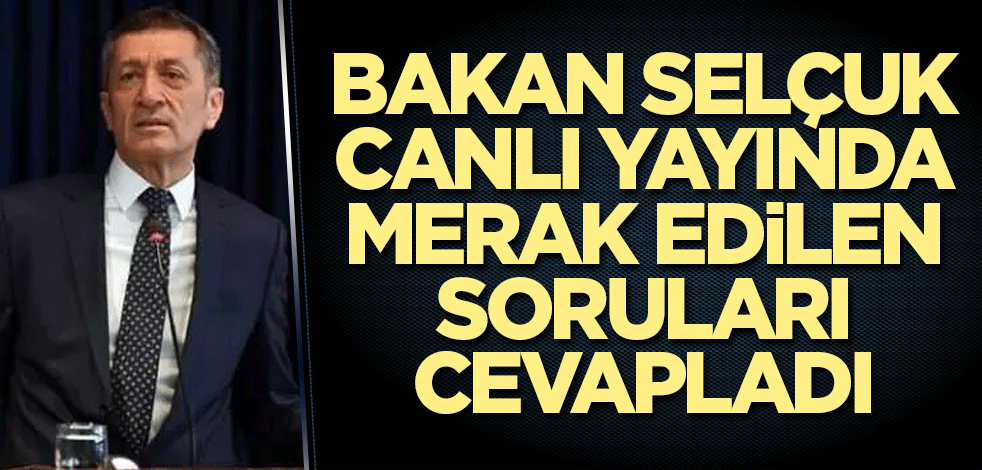Milli Eğitim Bakanı Selçuk'tan öğretmen ataması açıklaması