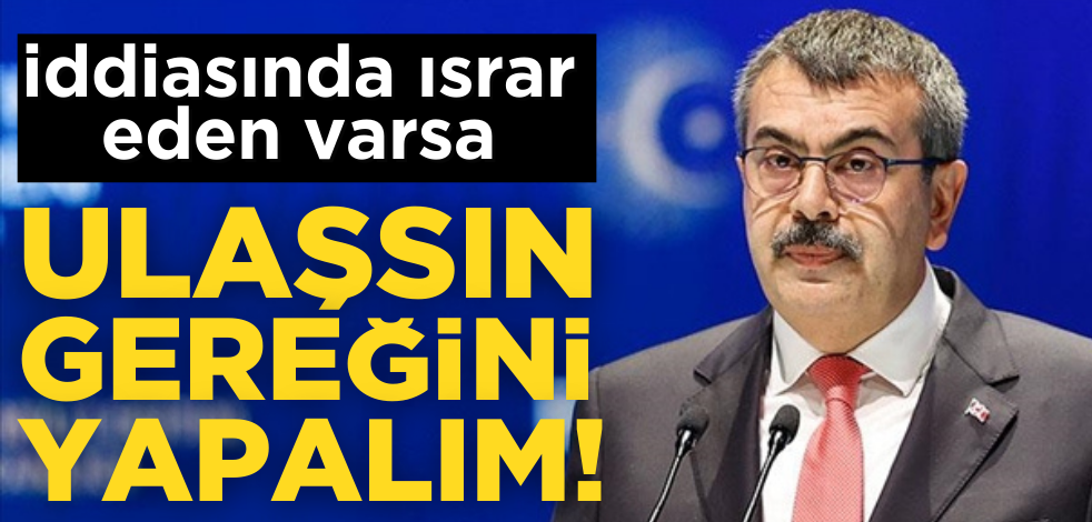 Milli Eğitim Bakanı Tekin’den ‘kayıt ücreti’ iddialarına yanıt: Ulaşsınlar gereğini yapalım!