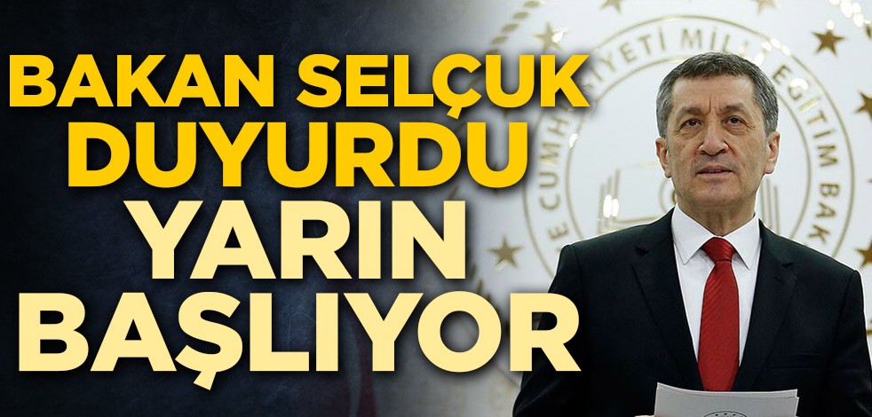 Milli Eğitim Bakanı Ziya Selçuk duyurdu! EBA üzerinden online tercih danışmanlığı hizmeti yarın başlıyor
