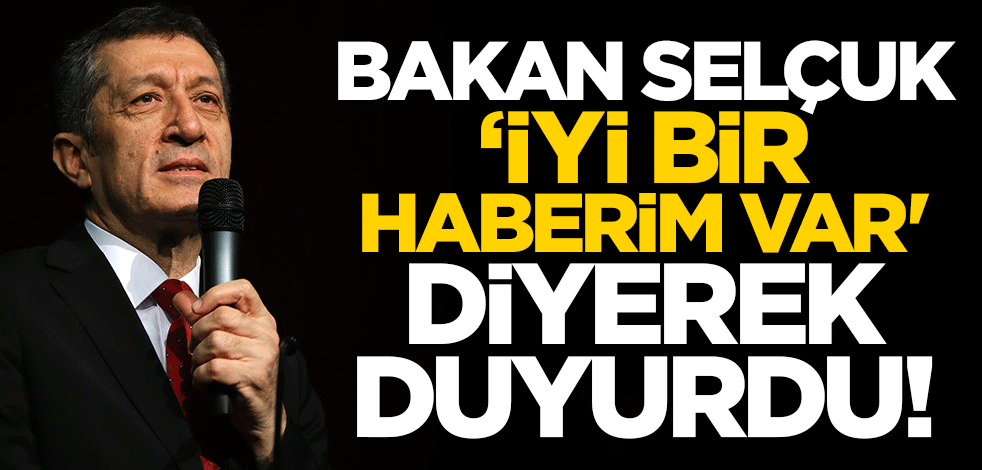 Milli Eğitim Bakanı Ziya Selçuk duyurdu! Uzaktan eğitimle sertifika