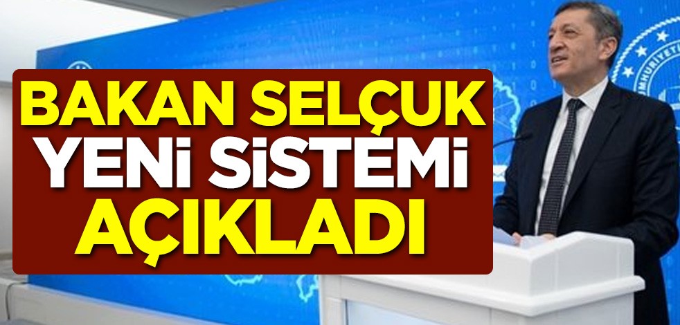 Milli Eğitim Bakanı Ziya Selçuk'tan yeni Ölçme Merkezi açıklaması