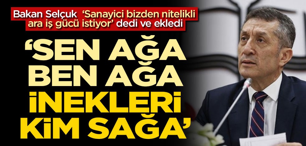 Milli Eğitim Bakanı'ndan çarpıcı açıklama: Herkes üniversiteli olmak zorunda değil