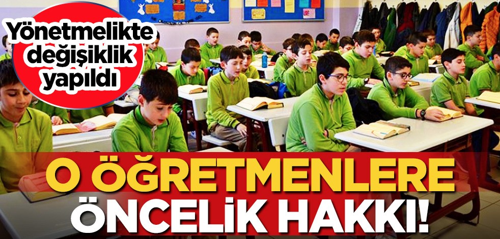 Milli Eğitim Bakanlığı resmen açıkladı: Yönetici Seçme ve Görevlendirme Yönetmeliği değişti!