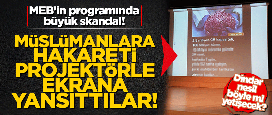 Milli Eğitim Bakanlığına bağlı kurumdan skandal! Cemaat ve tarikatleri hedef aldı