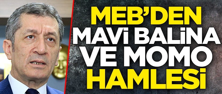 Milli Eğitim Bakanlığı'ndan 'Mavi Balina' ve 'Momo' hamlesi