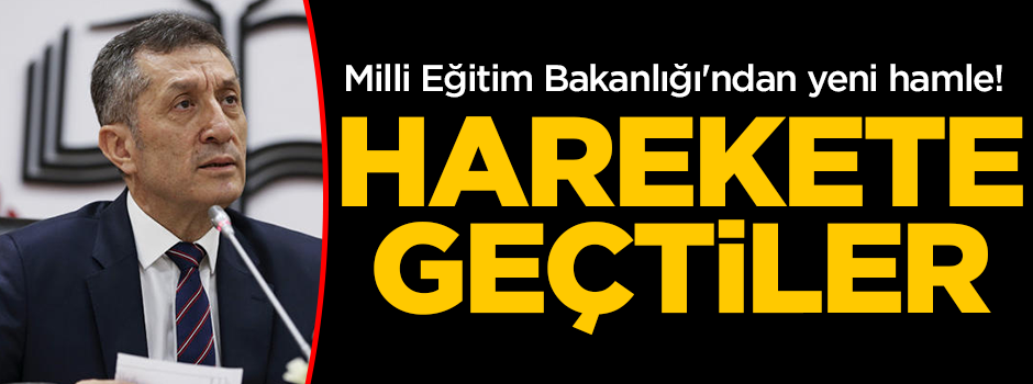 Milli Eğitim Bakanlığı'ndan yeni hamle! Harekete geçtiler