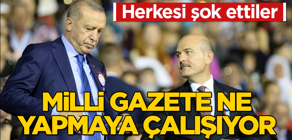 Milli Gazete ne yapmaya çalışıyor? Süleyman Soylu iddiası herkesi şok etti