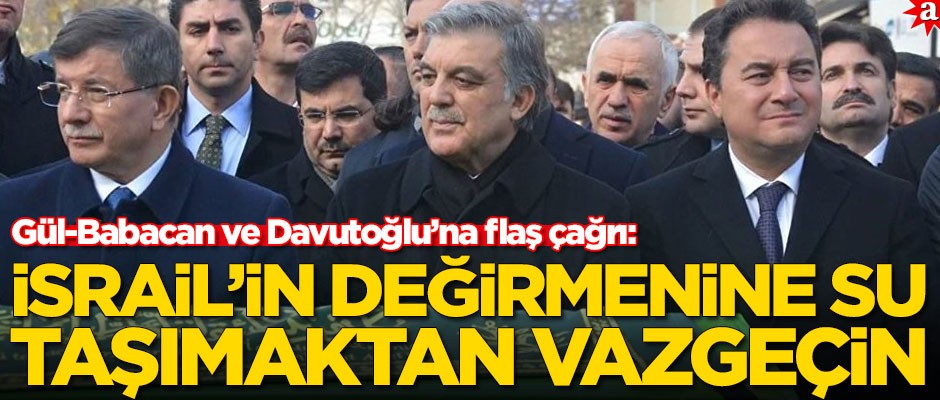 Milli Görüş’ün simge isimlerinden Hasan Hüseyin Ceylan’dan Gül-Babacan ve Davutoğlu’na flaş çağrı!