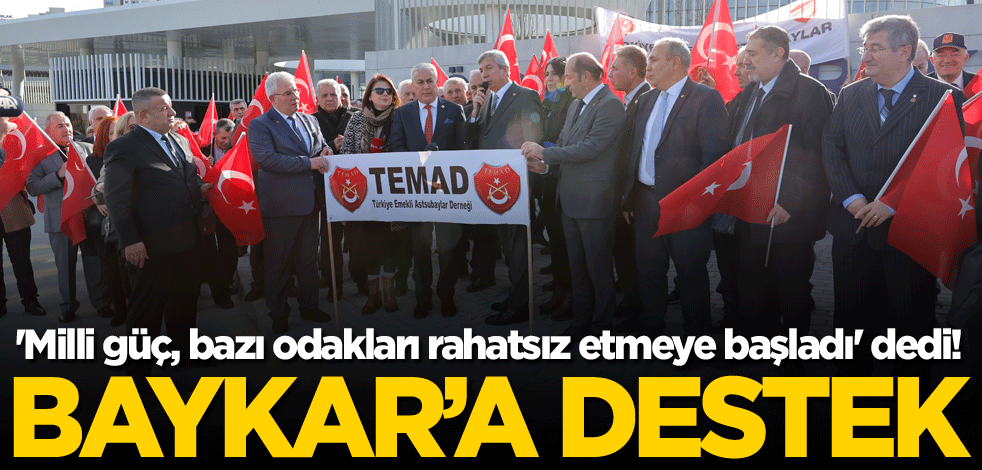 'Milli güç, bazı odakları rahatsız etmeye başladı' dedi! Baykar'a destek