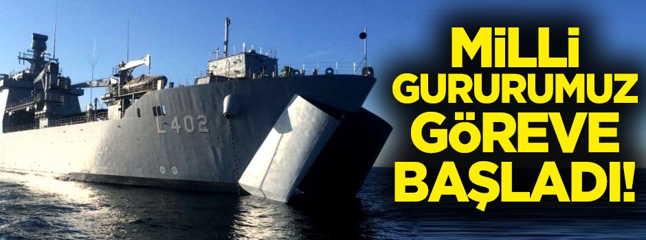 Yerli üretim TCG Sancaktar göreve başladı!