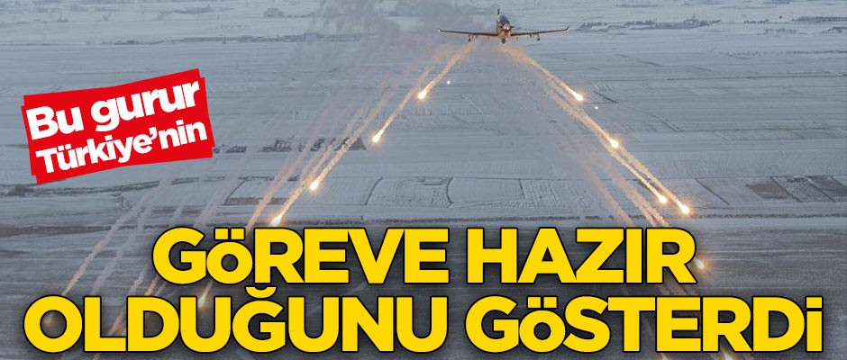 Milli gururumuzun silahlı versiyonu! Göreve hazır olduğunu gösterdi