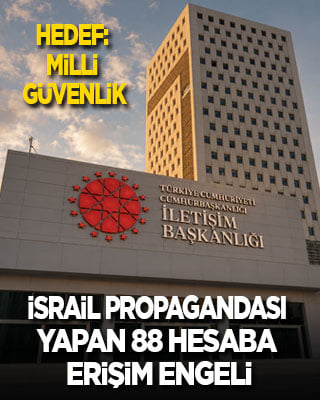 Milli güvenliği hedef alıyorlar! İsrail propagandası yapan 88 hesaba erişim engeli