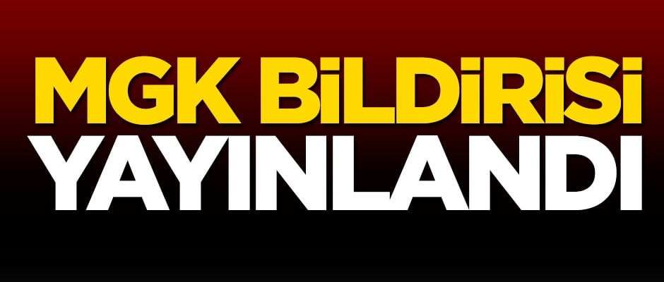 Milli Güvenlik Kurulu toplantısı sona erdi