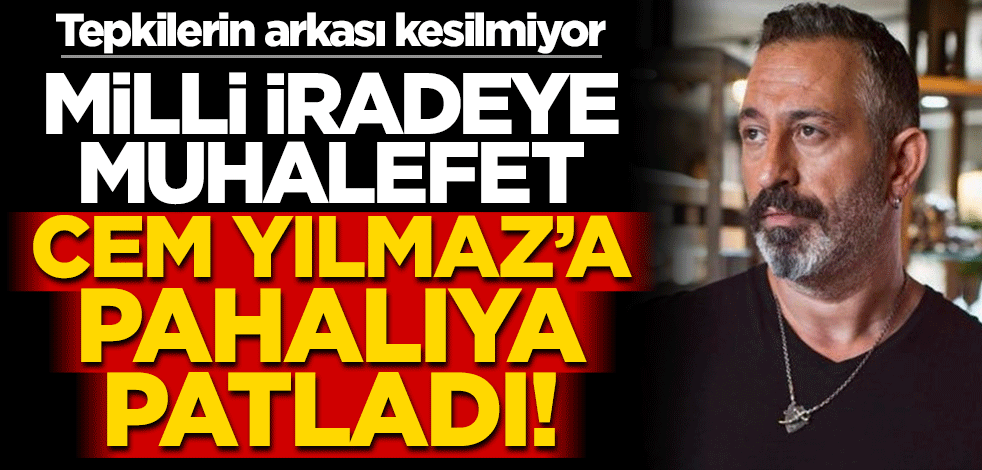 Milli iradeye muhalefet Cem Yılmaz'a pahalıya patladı! Sosyal medyada tepki yağdı