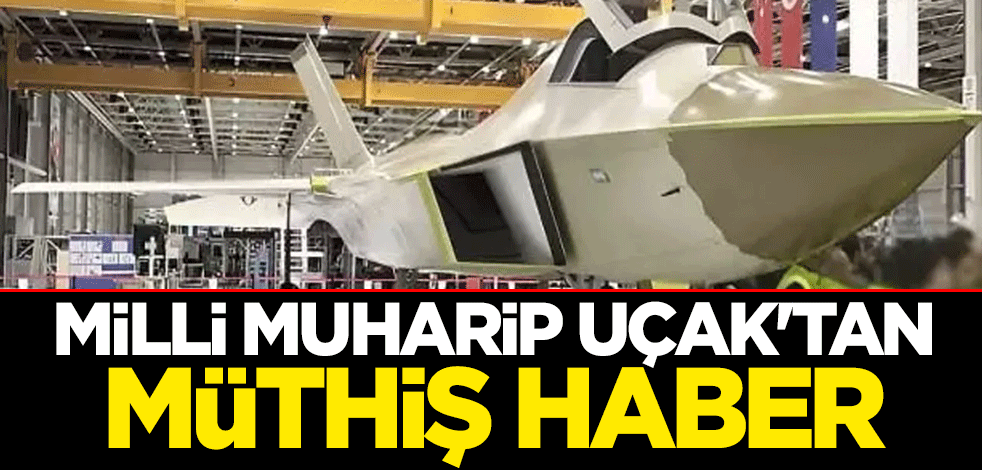 Milli Muharip Uçak'ın motoru çalıştırıldı