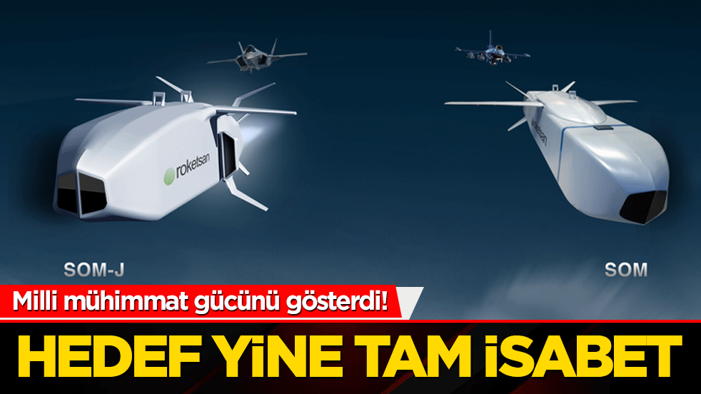 Milli mühimmat gücünü gösterdi! Hedef yine tam isabet