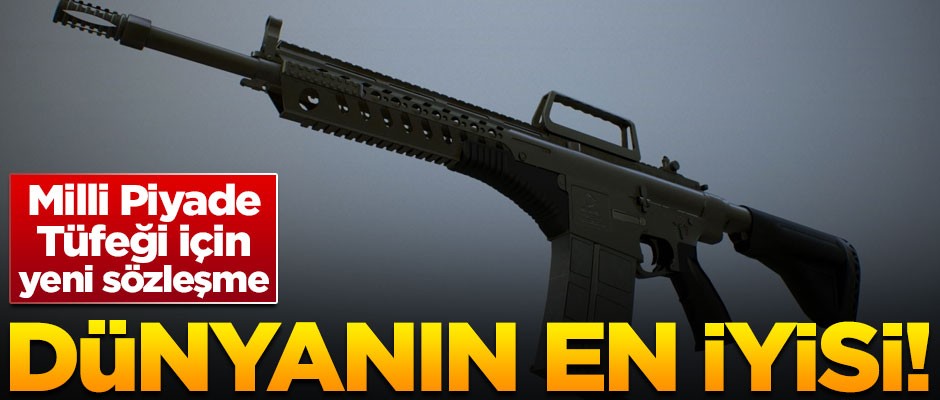 Milli Piyade Tüfeği 'MPT-76' için yeni sözleşme! Savunma Sanayii Başkanlığı duyurdu
