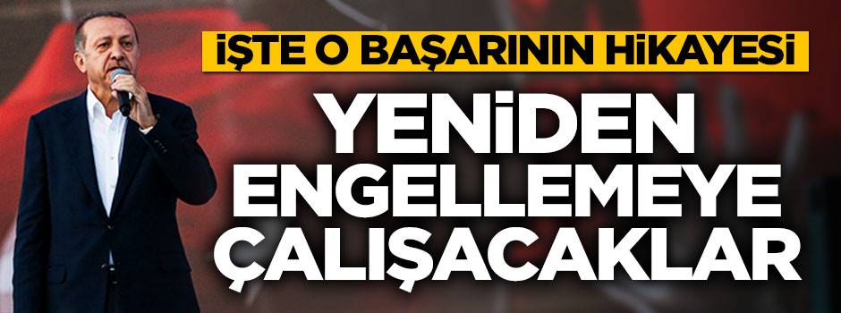 'Milli projeleri engellemeye çalışacaklar'