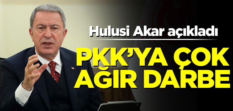 Milli Savunma Bakanı Hulusi Akar: 1458 terörist etkisiz hale getirildi