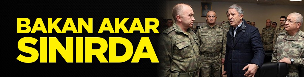 Milli Savunma Bakanı Hulusi Akar sıfır noktasında