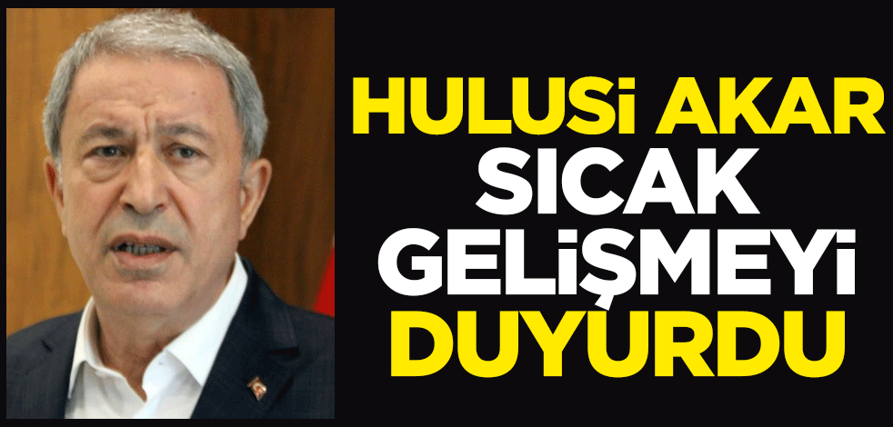 Milli Savunma Bakanı Hulusi Akar: Zeytin Dalı ve Fırat Kalkanı bölgelerinde 10 terörist etkisiz hale getirildi