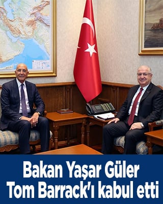 Milli Savunma Bakanı Yaşar Güler, Büyükelçi Barrack'ı kabul etti