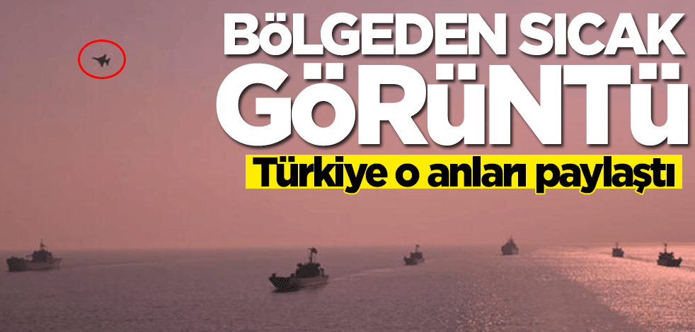 Milli Savunma Bakanlığı bölgeden fotoğrafları paylaştı!