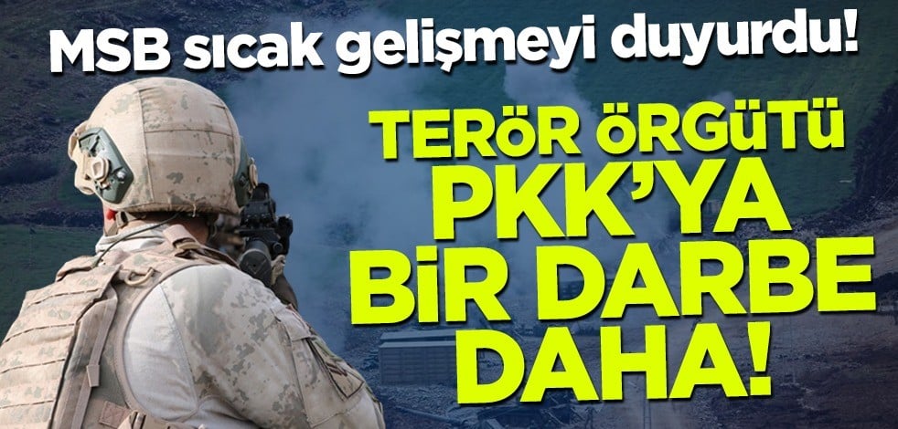 Milli Savunma Bakanlığı duyurdu: Çok sayıda terörist öldürüldü