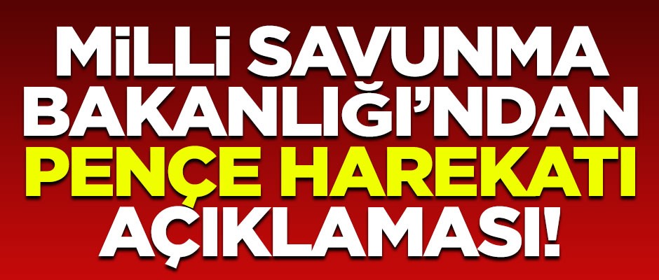 Milli Savunma Bakanlığı'ndan Pençe Harekatı açıklaması! Ölü sayısı 49 oldu