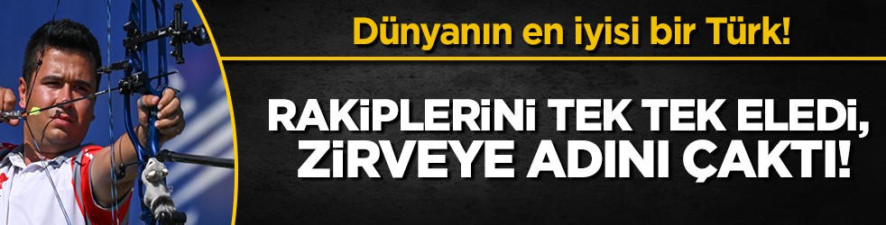 Milli sporcumuz Emircan Haney dünyada yılın en iyi okçusu seçildi