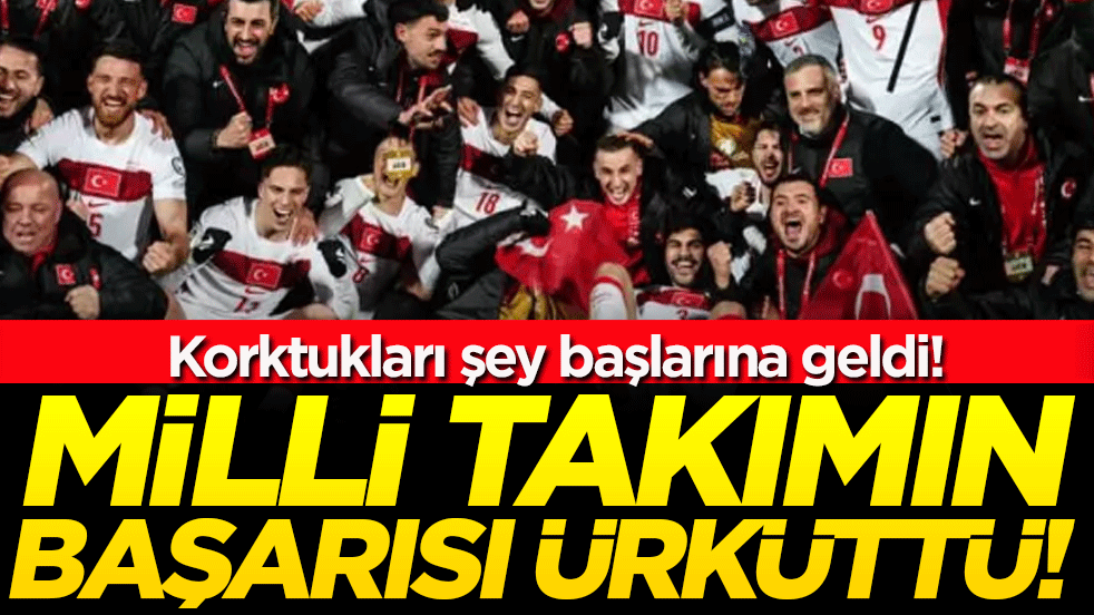 Milli takımın başarısı ürküttü! Korktukları şey başlarına geldi!