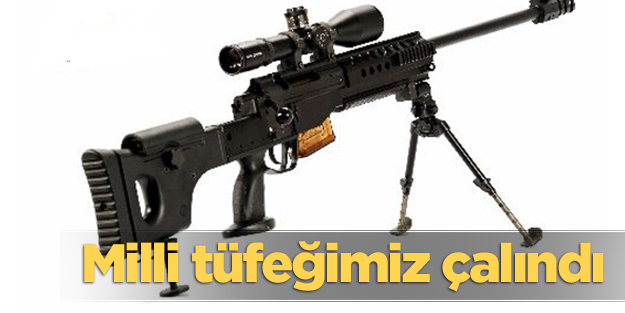 Milli tüfeğimiz Fransa'da çalındı