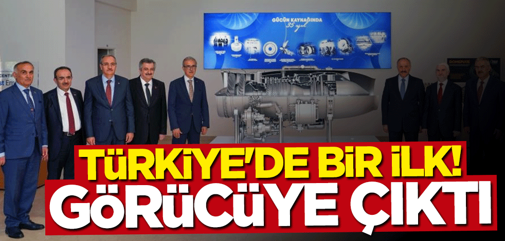 Milli turbofan motorunun protipi ilk kez görücüye çıktı