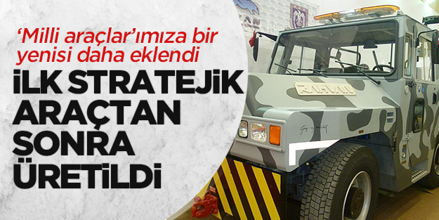 Milli uçak çeker aracımız "RAHVAN" üretildi