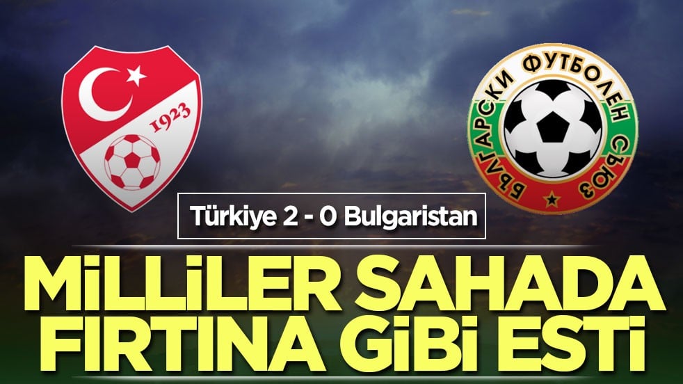 Milliler sahada fırtına gibi esti