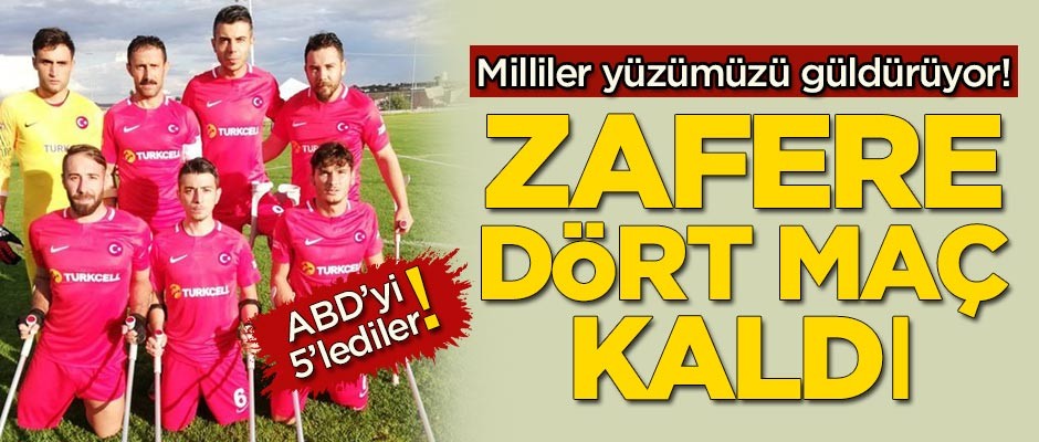 Milliler yüzümüzü güldürüyor! Zafere dört maç kaldı