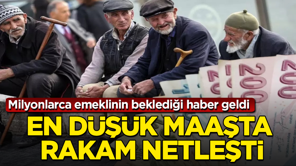 Milyonlarca emeklinin beklediği haber geldi! En düşük maaşta rakam netleşti