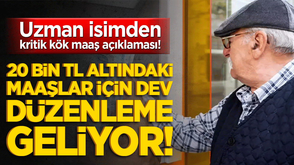 Milyonlarca emekliye müjde! 20 bin TL altındaki maaşlar için dev düzenleme geliyor!