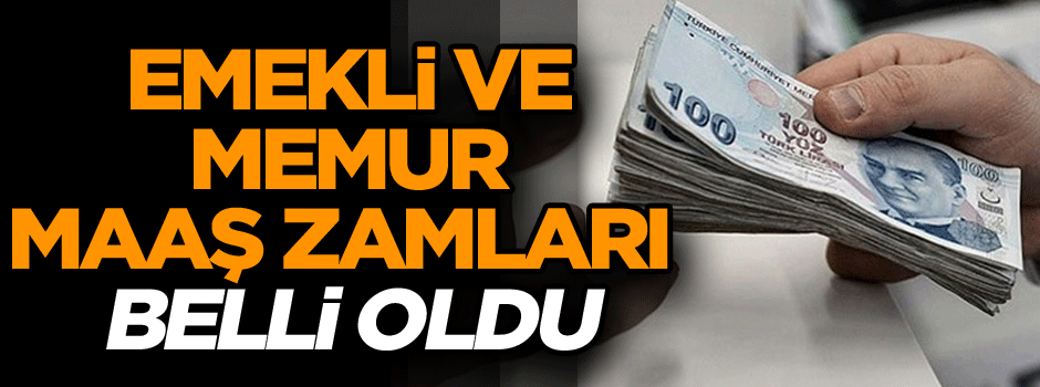 Milyonlarca kişi bekliyordu… İşte emekli ve memur maaşı zamları