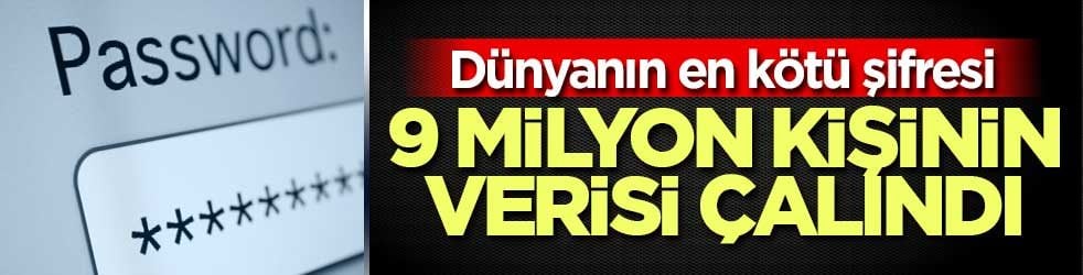 Milyonlarca nüfus kaydı çalındı: Dünyanın en kötü şifresi
