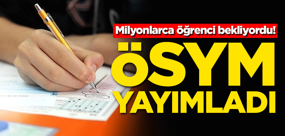 Milyonlarca öğrenci bekliyordu! YKS programları ve kontenjanları yayımlandı