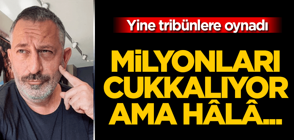 Milyonları cukkalayan Cem Yılmaz, yine tribünlere oynadı