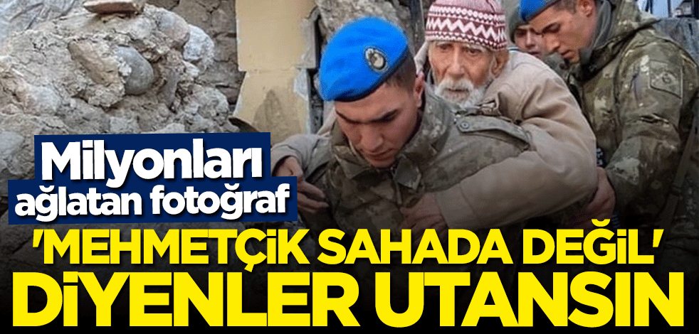 Milyonları gözyaşına boğan fotoğraf! Mehmetçik sahada değil diyenler utansın